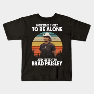 Country Reflections Brad Paisley's Personal Life In Lyrics Kids T-Shirt